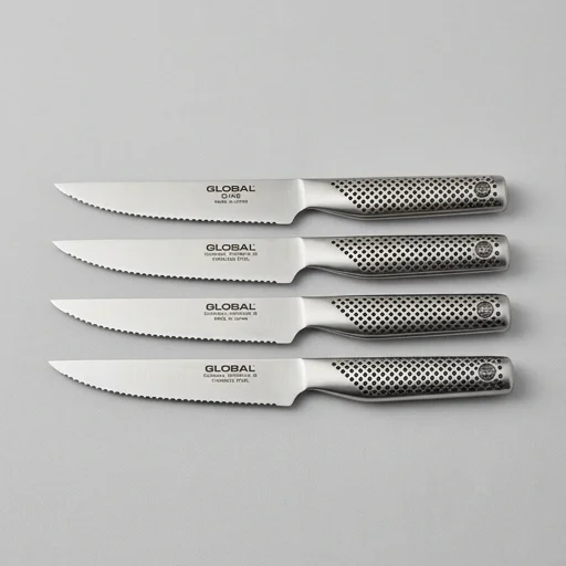 Global G-48 4-Piece Steak Knife Set