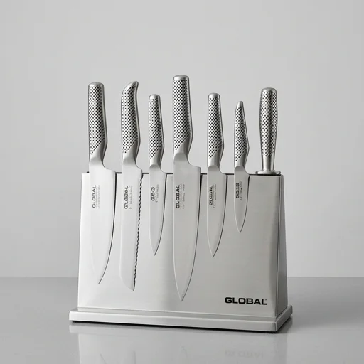 Global G-Series 7 Piece Knife Block Set