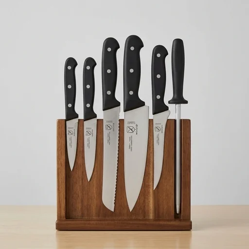 Mercer Culinary Genesis 7-Piece Knife Block Set