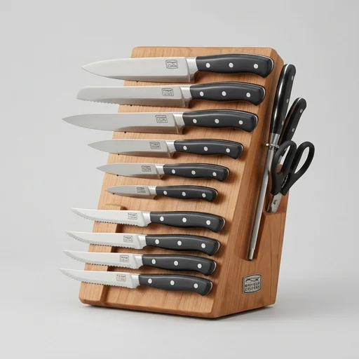 Chicago Cutlery Insignia Steel 15-Piece Knife Block Set