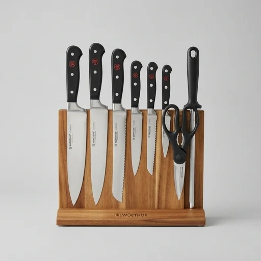 Wüsthof Classic 8-Piece Knife Block Set with Shears